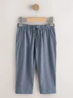 Next Stripe Joggers 3 Pack (3mths-7yrs) Rust Stripe Tan Brown And Grey Outlet