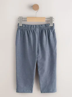 Next Stripe Joggers 3 Pack (3mths-7yrs) Rust Stripe Tan Brown And Grey Outlet