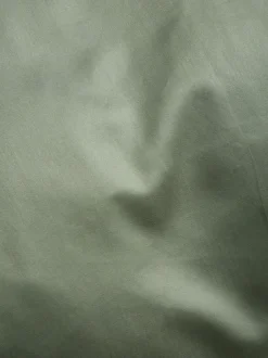 Next Sage Green 400 Thread Count Egyptian Cotton Sateen Luxury Duvet Cover and Pillowcase Set Discount