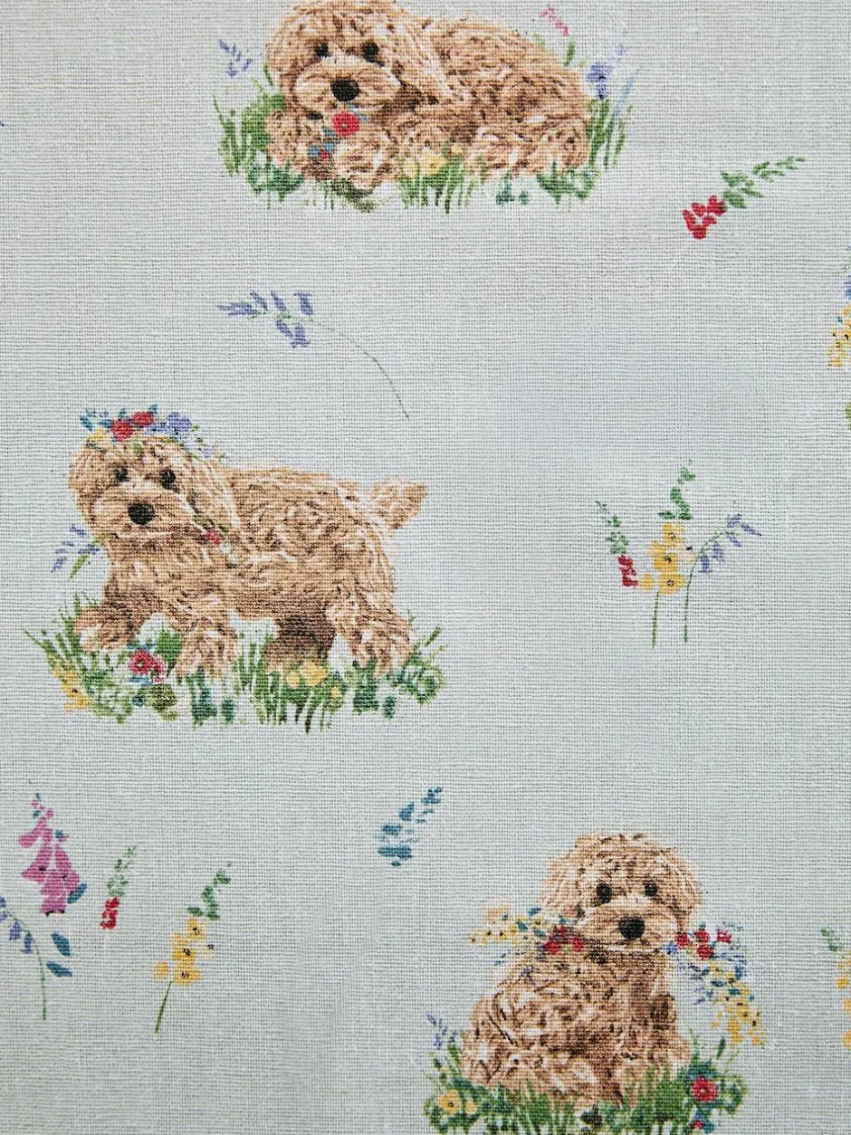 Next Sage Green Charlie The Cockapoo Wipe Clean Table Cloth Clearance