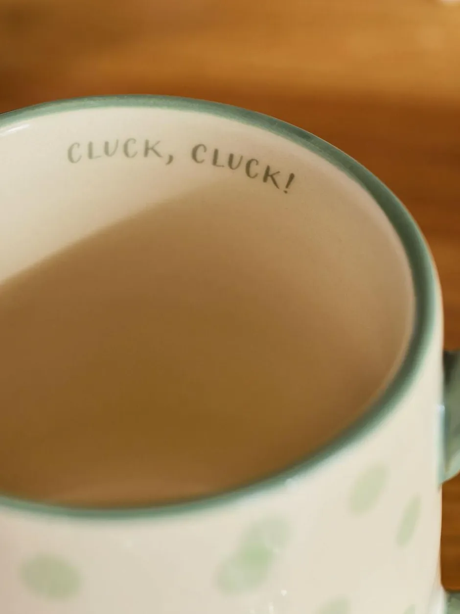 Next Sage Green Chicken Mug Online