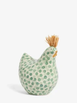 Next Sage Green Chicken Ornament Clearance