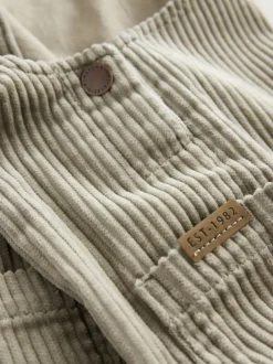 Next Corduroy Dungarees (3mths-7yrs) Sage Green New