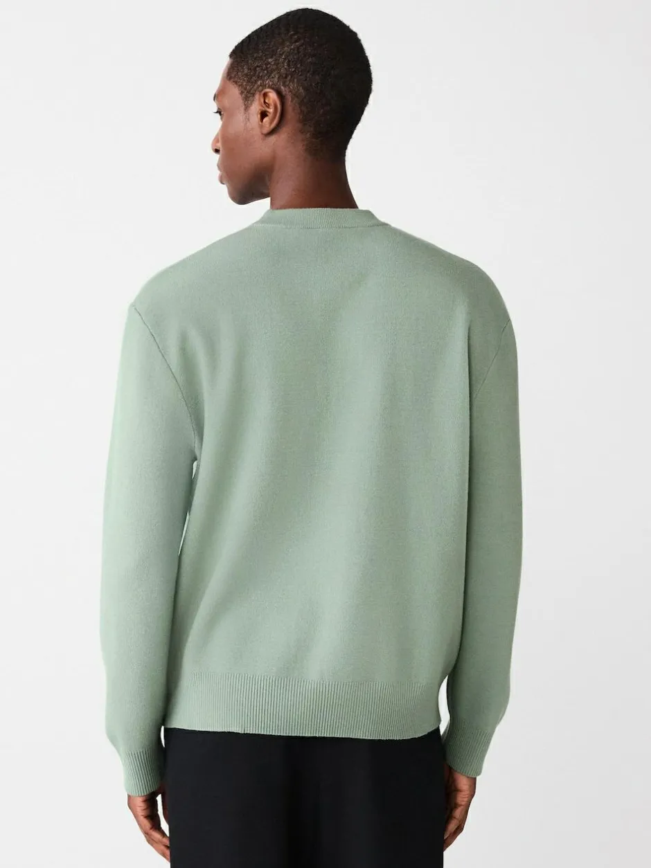 Next Sage Green Relaxed Fit Snoopy Graphic Print Crew Neck Jumper Hot