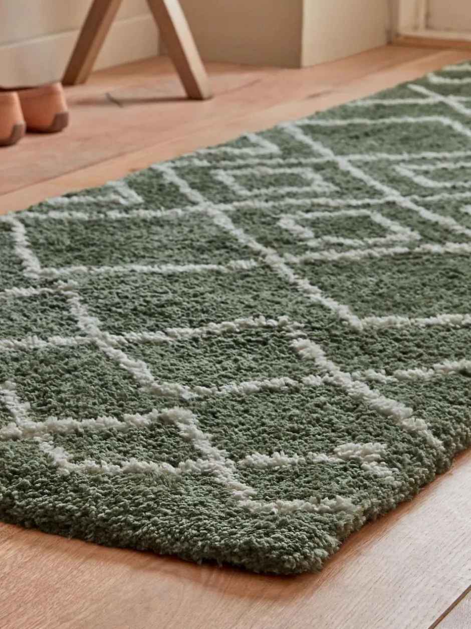 Next Sage Green Smart Global Berber Runner Discount