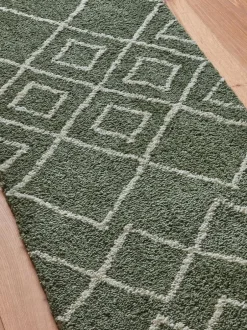 Next Sage Green Smart Global Berber Runner Discount