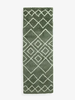 Next Sage Green Smart Global Berber Runner Discount