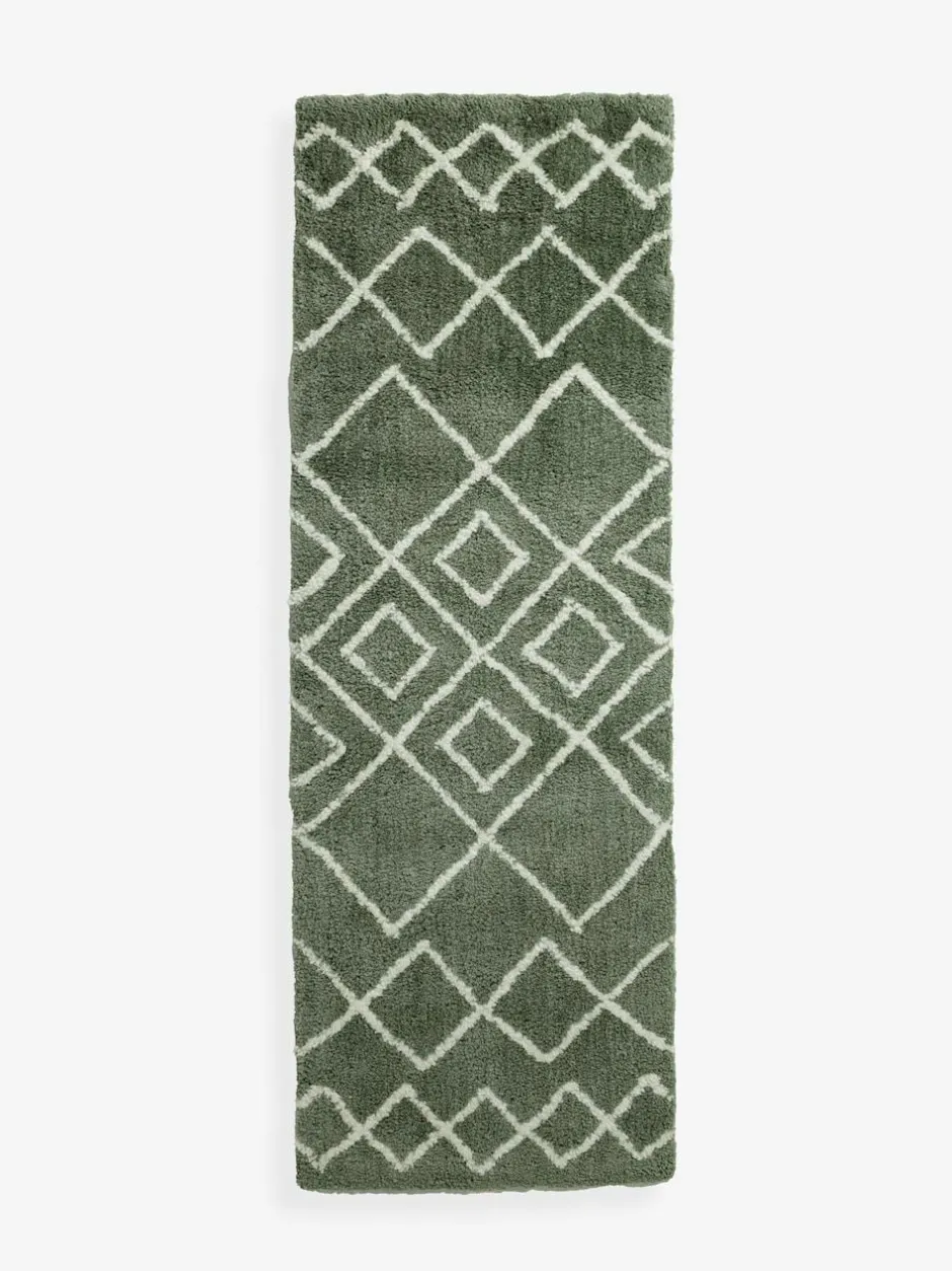 Next Sage Green Smart Global Berber Runner Discount