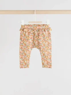 Next Sage Green/Coral/Ditsy Baby Leggings 4 Pack (0mths-2yrs) Sale