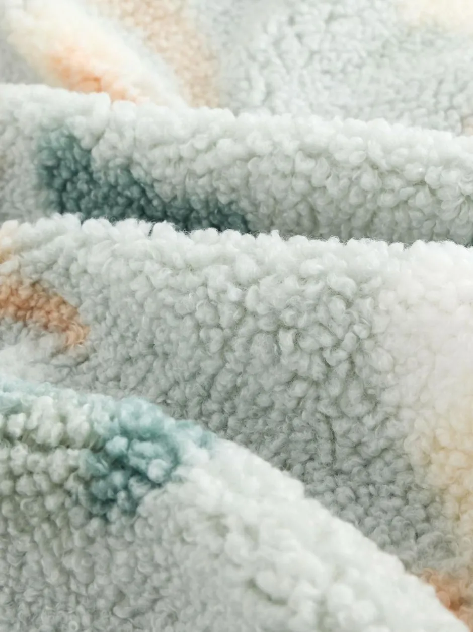 Next Baby Fleece Blanket Sage Woodland Shapes Online