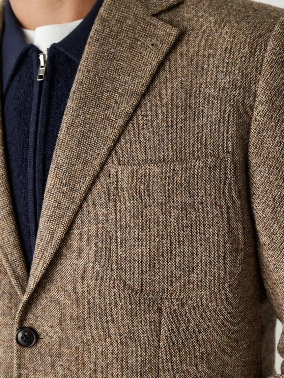 Next Relaxed Fit Wool Blend Suit Jacket Sand Online