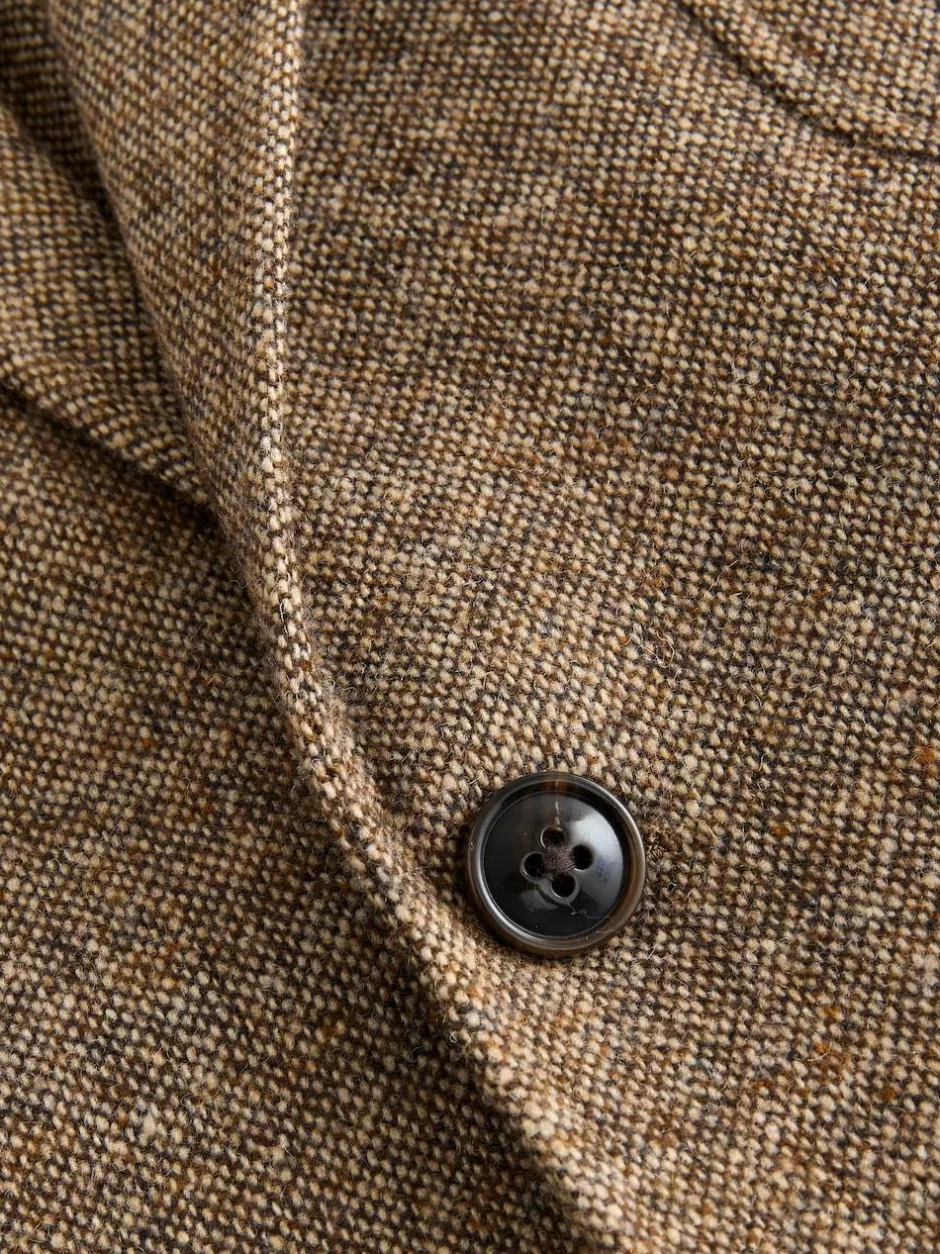 Next Relaxed Fit Wool Blend Suit Jacket Sand Online