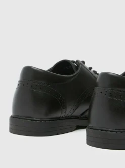Schuh Black Lewis Leather Brogues Sale