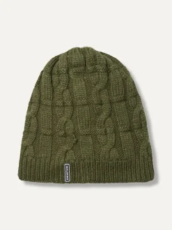 Sealskinz Blakeney Waterproof Cold Weather Cable Knit Beanie Green Online