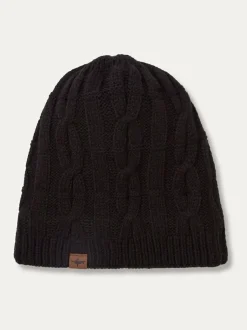Sealskinz Blakeney Waterproof Cold Weather Cable Knit Beanie Black