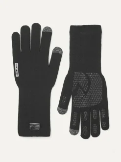 Sealskinz Skeyton Waterproof All Weather Ultra Grip Knitted Gauntlet Black Gloves Best
