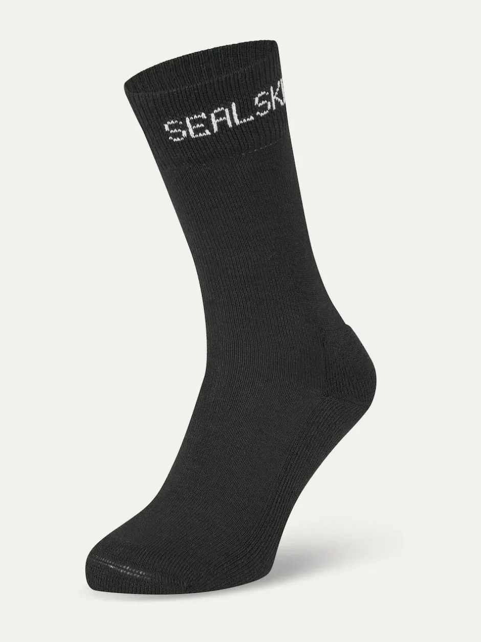 Sealskinz Suffield Solo Merino Socks Black Hot
