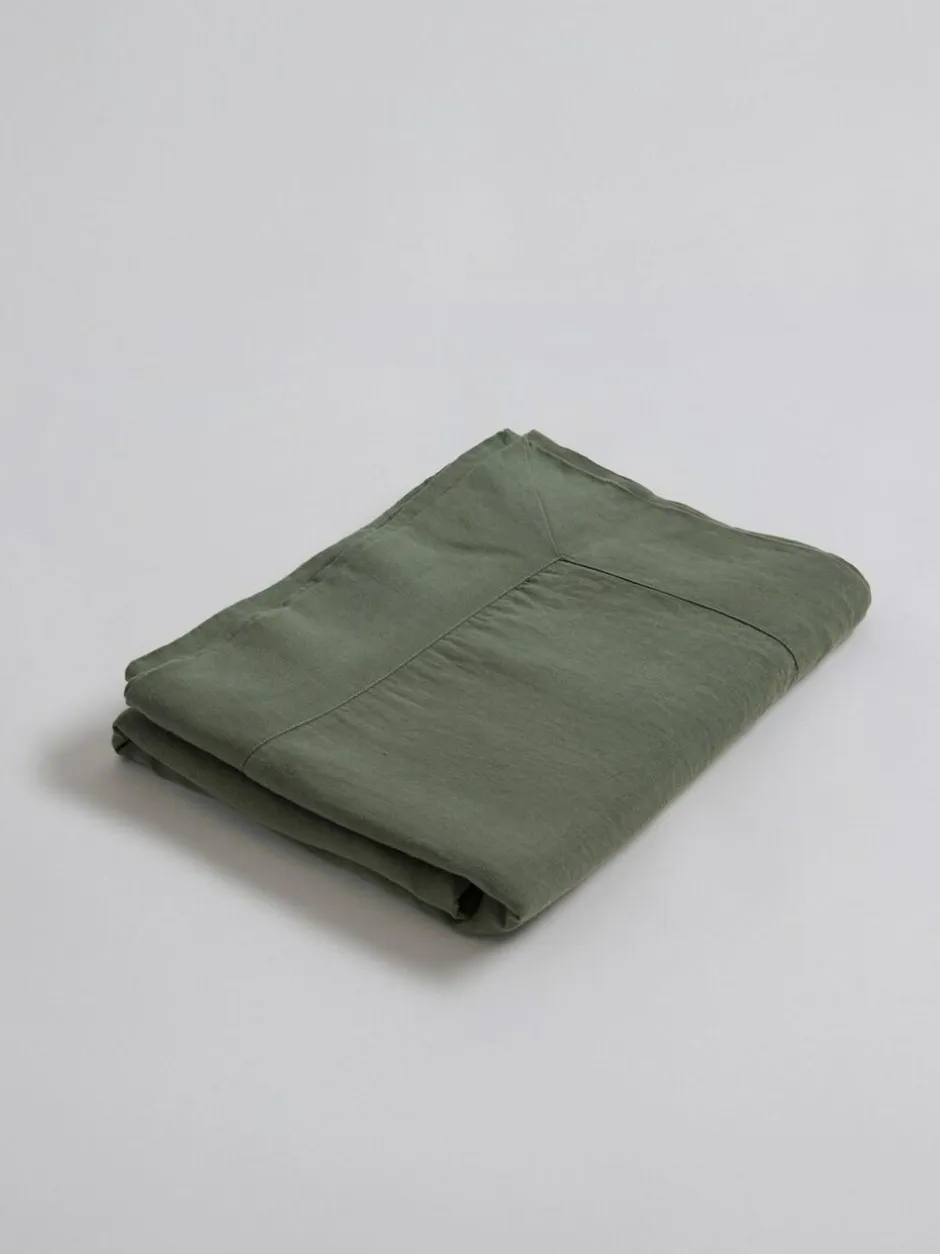 Secret Linen Store 100% Linen Table Cloth Olive Green Best