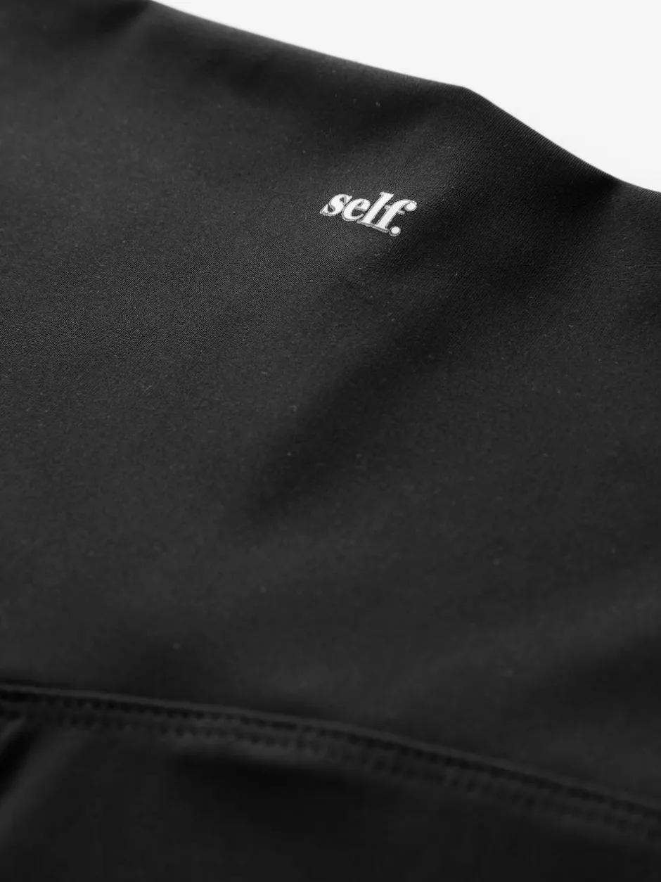 self. Black High Waist Leggings Online