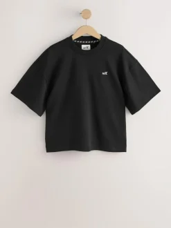 self. Black/White T-Shirts 2 Pack