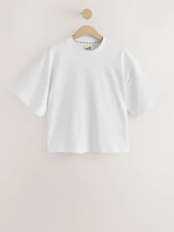 self. Black/White T-Shirts 2 Pack