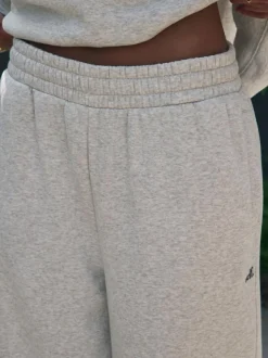 self. Grey Wide Leg Joggers New