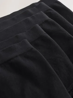 Seraphine Black Cotton Rib Jersey Maternity & Postpartum Briefs 5 Pack Hot