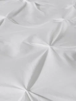 Serene White Lara Duvet Cover And Pillowcase Set Online
