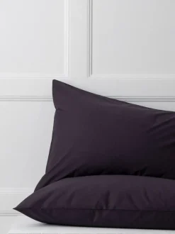Next Set of 2 Blackberry Purple Cotton Rich Pillowcases Sale