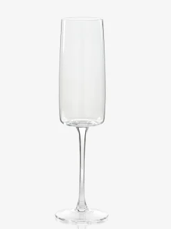 Next Set of 4 Clear Angular Champagne Flutes Clearance
