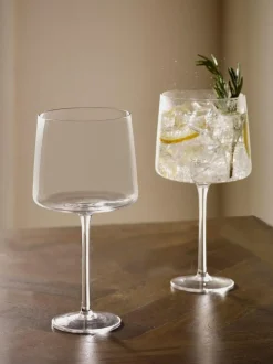 Next Set of 2 Clear Angular Gin Glasses Sale