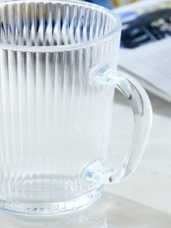 Next Set of 2 Clear Hollis Glass Mugs Sale