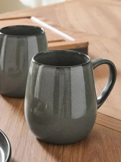 Next Set of 4 Green Dalton Mugs Hot