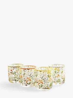 Next Set of 4 Multi Maisie Floral Tumbler Glasses Best