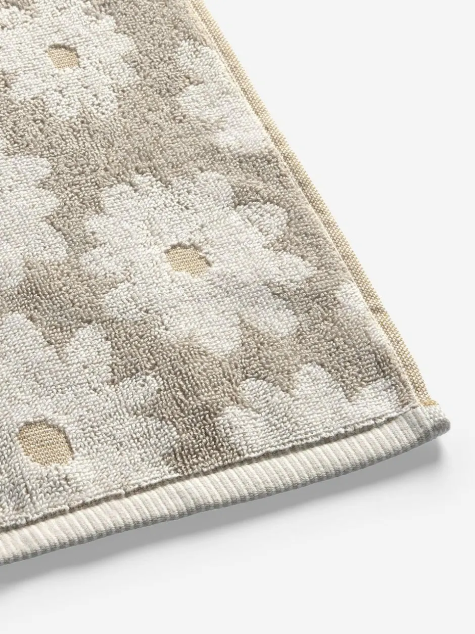 Next Set of 2 Natural 100% Cotton Daisy Face Cloths Outlet
