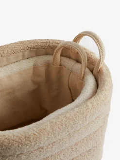 Next Set of 2 Natural and Cream Boucle Storage Baskets Discount