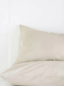 Next Set of 2 Natural Cotton Rich Pillowcases Sale