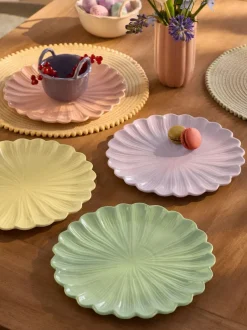 Next Set of 4 Pastel Flower Dinner Plates Outlet