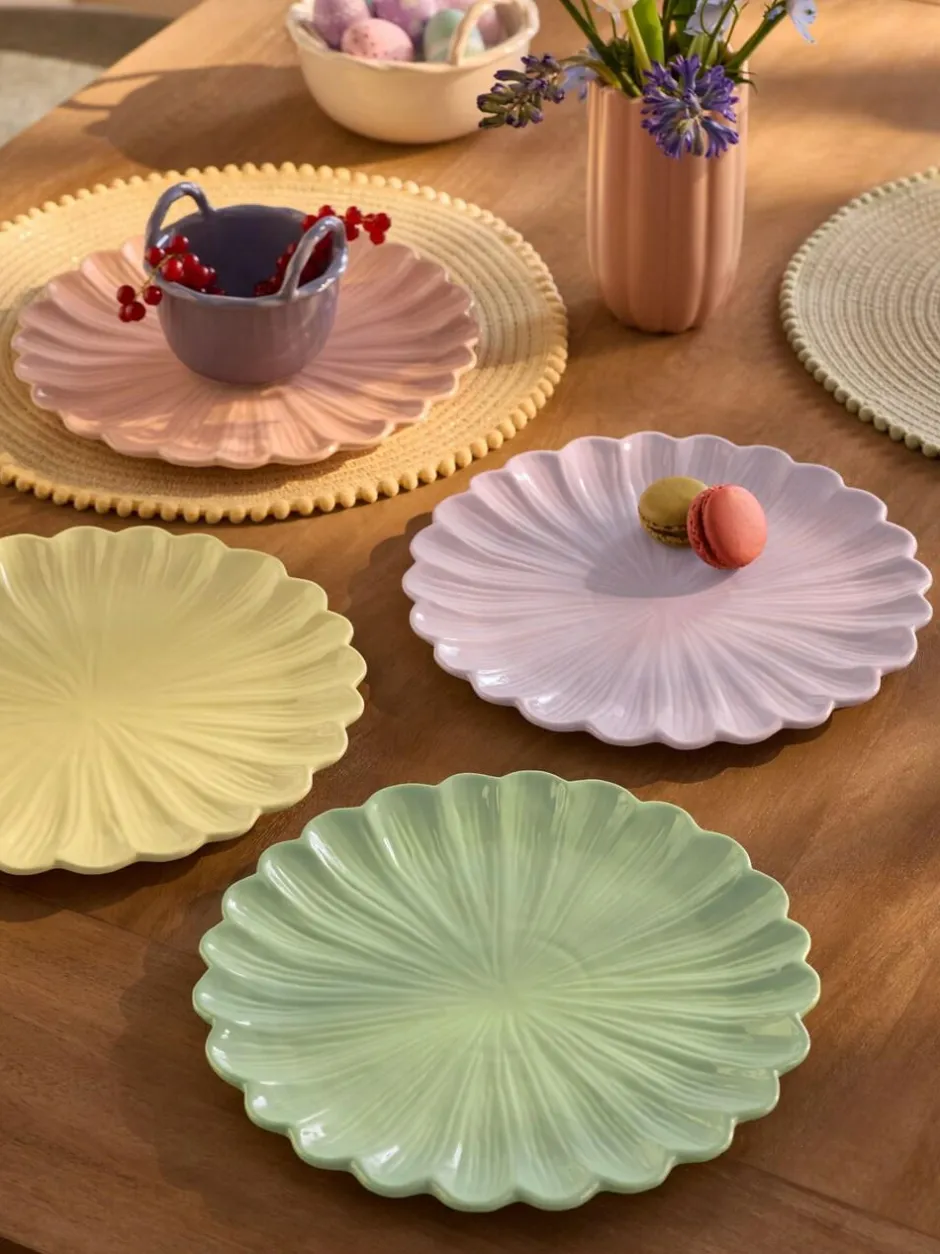 Next Set of 4 Pastel Flower Dinner Plates Outlet
