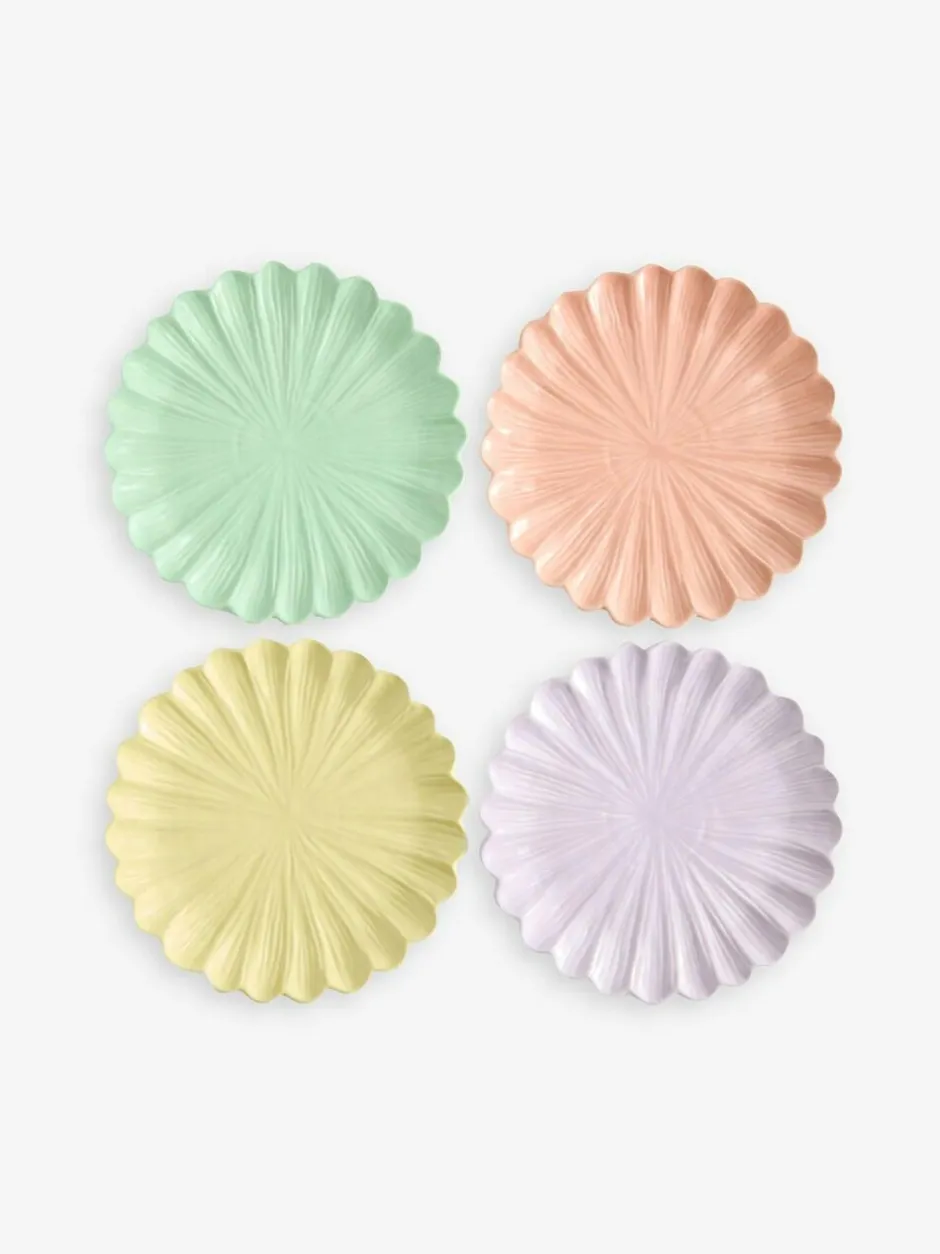 Next Set of 4 Pastel Flower Dinner Plates Outlet