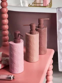 Next Set of 3 Pink Heart Reusable Dispenser Bottle Outlet