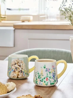 Next Set of 2 Sage Green Charlie Cockapoo Mugs Clearance