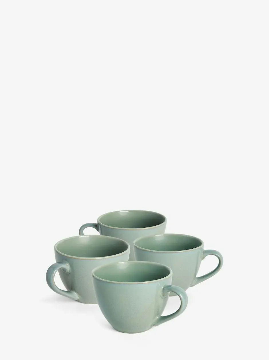 Next Set of 4 Sage Green Hampton Mugs Sale