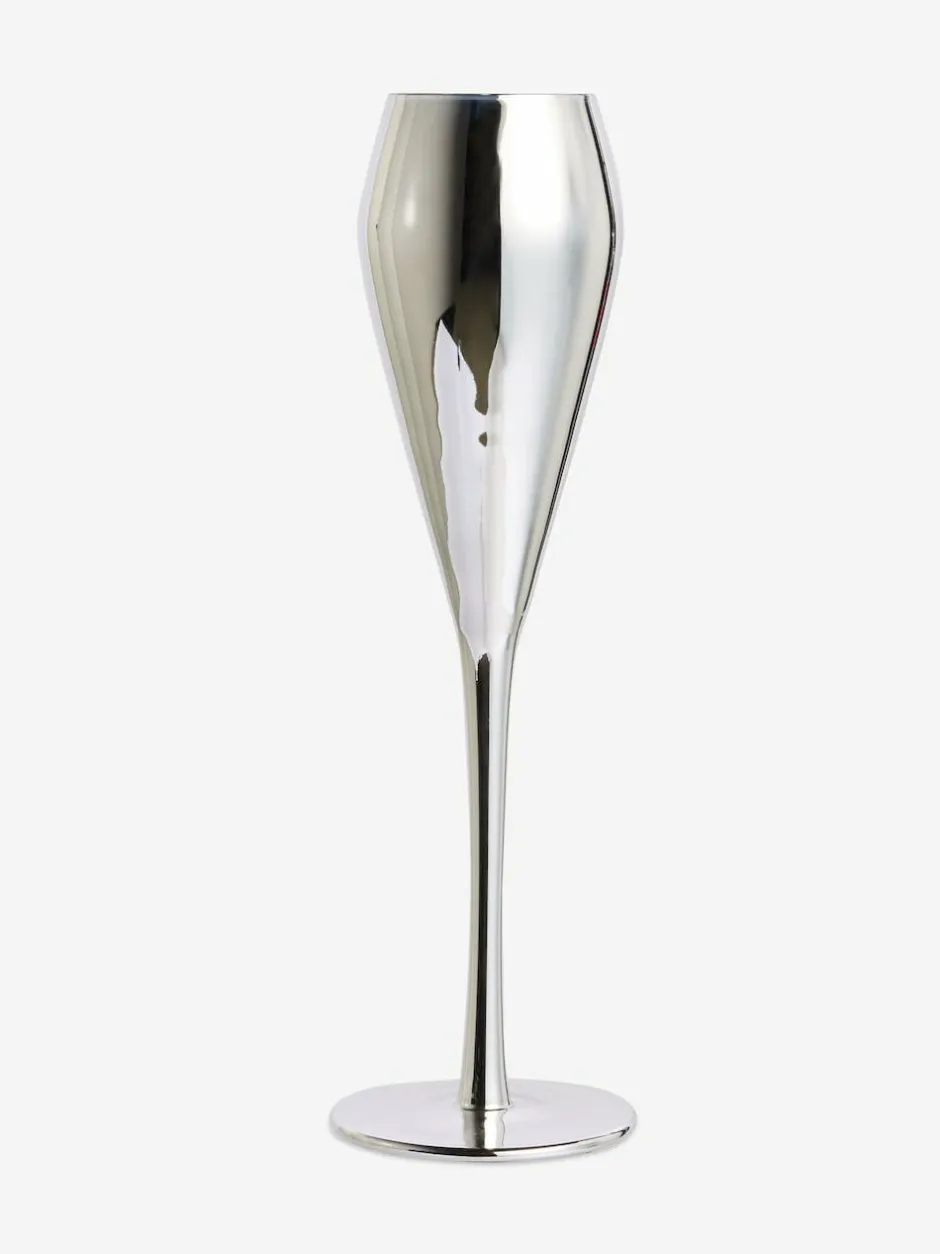 Next Set of 4 Silver Sloane Champagne Flutes Sale
