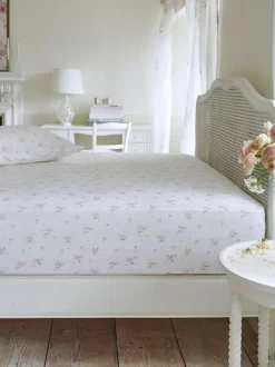 Shabby Chic by Rachel Ashwell® Rosabelle 200 Thread Count Deep Fitted Sheet Pink Discount