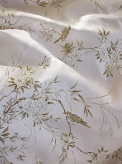 Shabby Chic by Rachel Ashwell® Bird Chinoiserie Floral Petite Ruffle Duvet Cover and Pillowcase Set