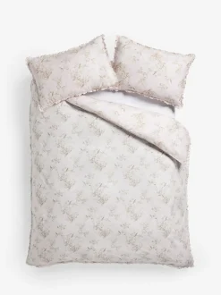 Shabby Chic by Rachel Ashwell® Bird Chinoiserie Floral Petite Ruffle Duvet Cover and Pillowcase Set