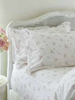 Shabby Chic by Rachel Ashwell® Rosabelle Petite Ruffle 200 Thread Count Pillowcase Set of 2 Pink Hot