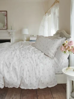 Shabby Chic by Rachel Ashwell® Rosabelle Pink Petite Ruffle Duvet Cover and Pillowcase Set Discount