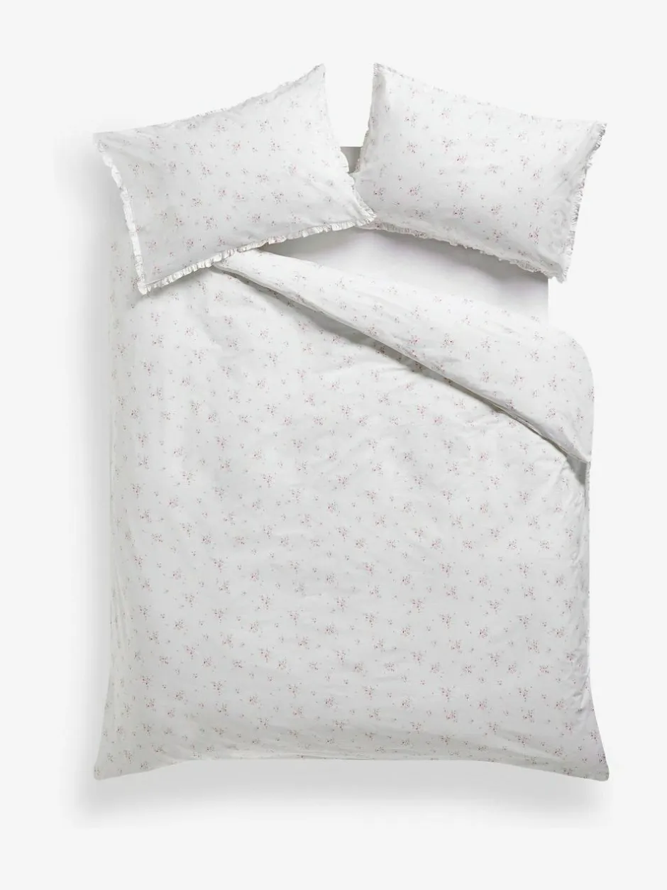 Shabby Chic by Rachel Ashwell® Rosabelle Pink Petite Ruffle Duvet Cover and Pillowcase Set Discount